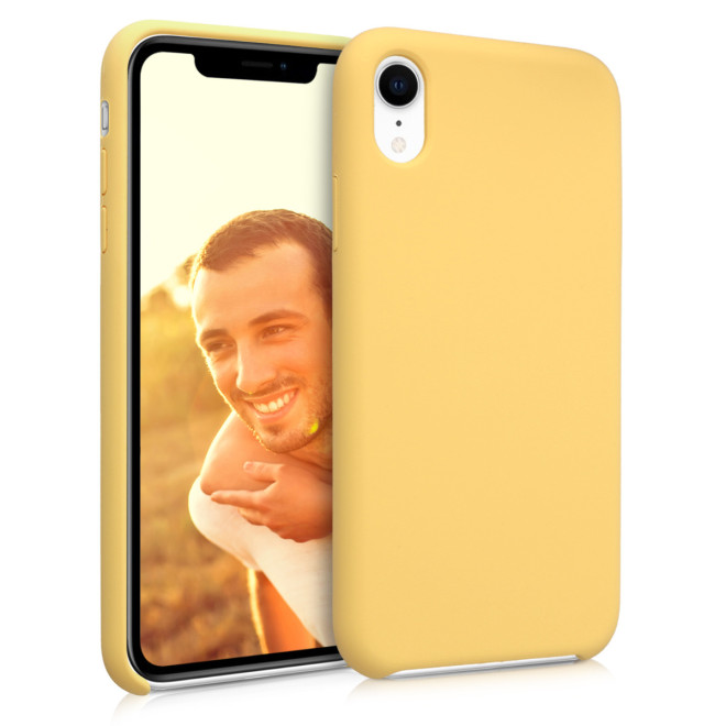 KW Θήκη Σιλικόνης TPU Apple iPhone XR - Soft Flexible Rubber  - Yellow