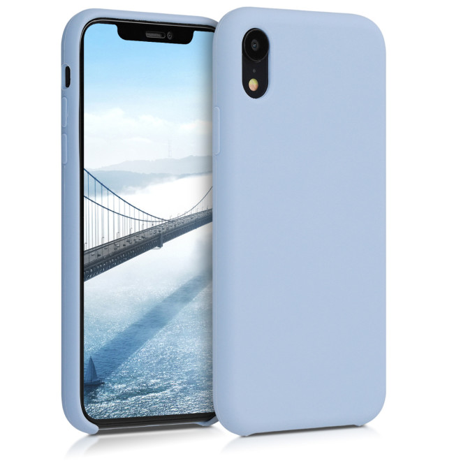 KW TPU Θήκη Σιλικόνης Apple iPhone XR - Soft Flexible Rubber Protective Cover - Light Blue Matte