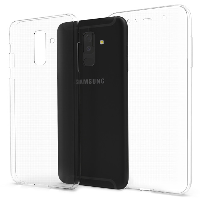 KW Διάφανη Θήκη Σιλικόνης Full Body Samsung Galaxy A6 Plus 2018 