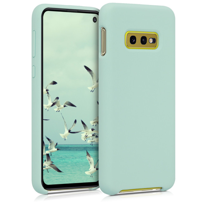 KW Θήκη Σιλικόνης Samsung Galaxy S10e - Soft Flexible Rubber Protective Cover - Mint Matte (47944.50)