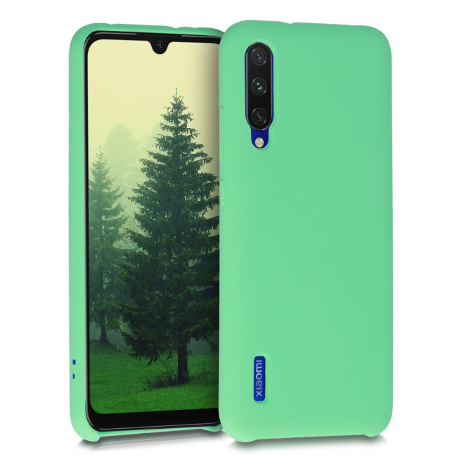 KW Θήκη Σιλικόνης Xiaomi Mi A3 - Peppermint Green 