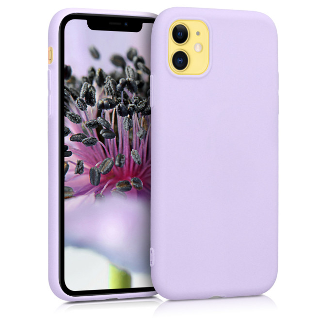 KW Θήκη Σιλικόνης Apple iPhone 11 - Lavender