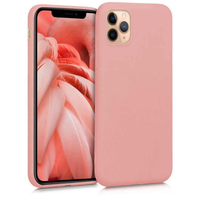 KW Θήκη Σιλικόνης Apple iPhone 11 Pro - Rose Gold Matte