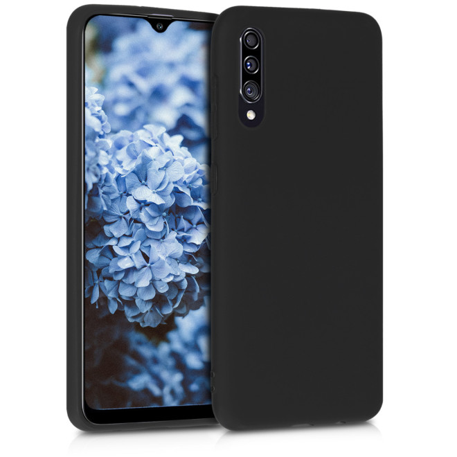 KW Θήκη Σιλικόνης Samsung Galaxy A30s - Black Matte