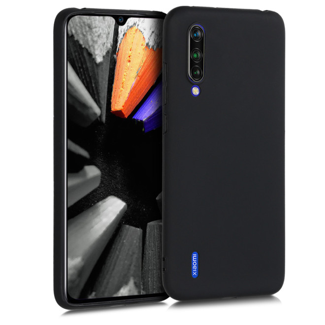 KW Θήκη Σιλικόνης Xiaomi Mi 9 Lite - Black Matte