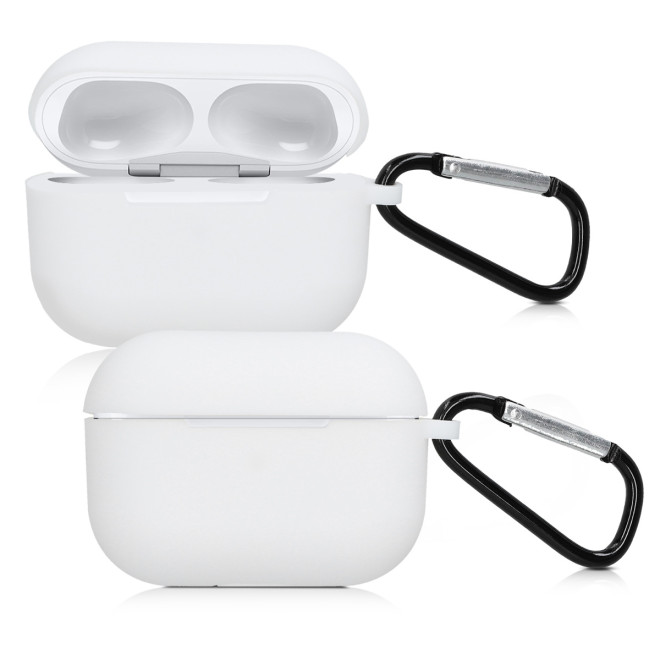 KW Θήκη Σιλικόνης για Apple AirPods Pro 1st Gen - White 