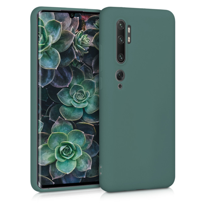 KW Θήκη Σιλικόνης Xiaomi Mi Note 10 / Mi Note 10 Pro - Blue Green (50948.171)