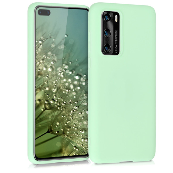 KW Θήκη Σιλικόνης Huawei P40 - Mint Matte