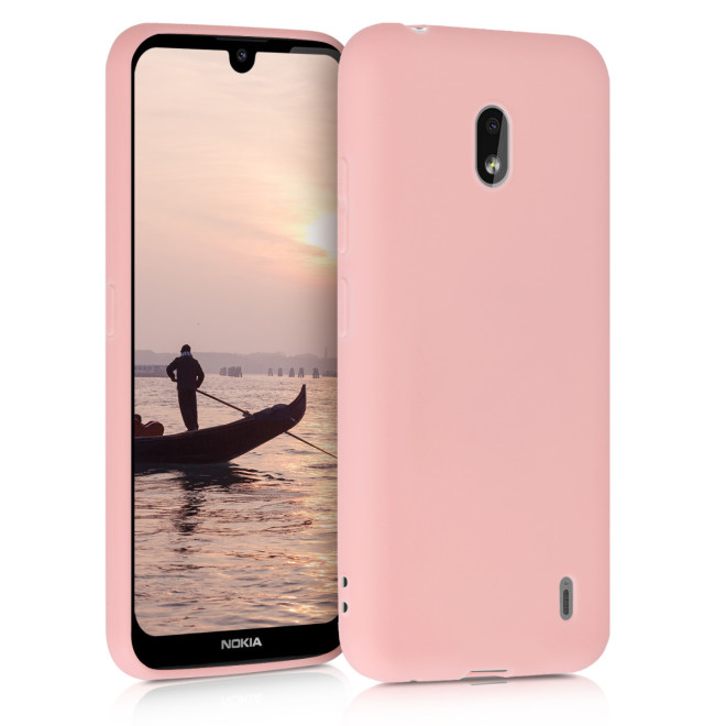 KW Θήκη Σιλικόνης Nokia 2.2 - Rose Gold Matte (51523.89)