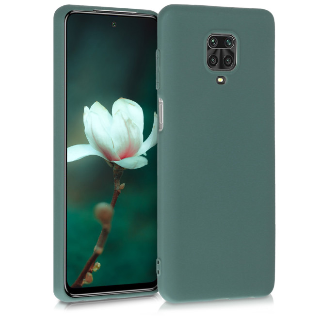 KW Θήκη Σιλικόνης Xiaomi Redmi Note 9S / 9 Pro / 9 Pro Max - Blue Green