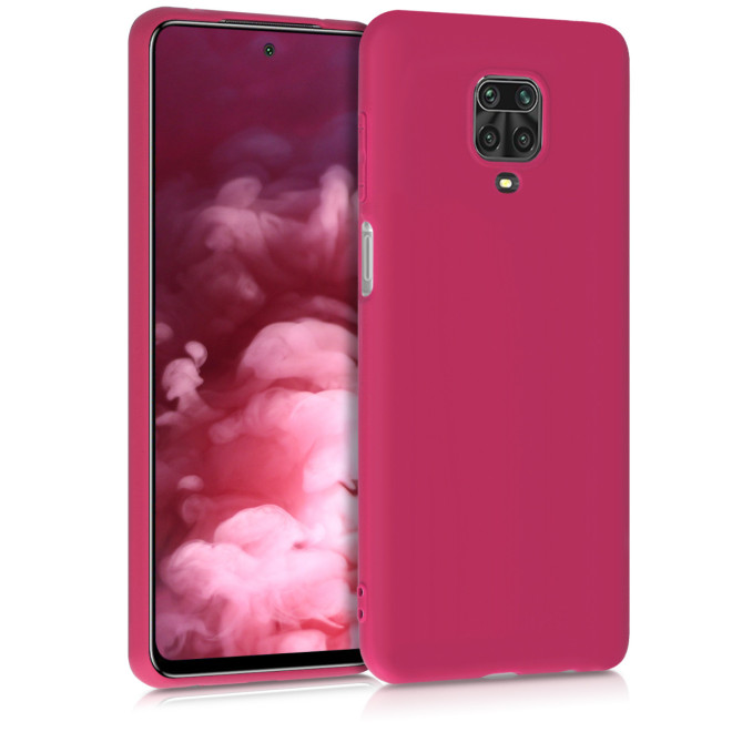 KW Θήκη Σιλικόνης Xiaomi Redmi Note 9S / 9 Pro / 9 Pro Max - Pomegranate Red