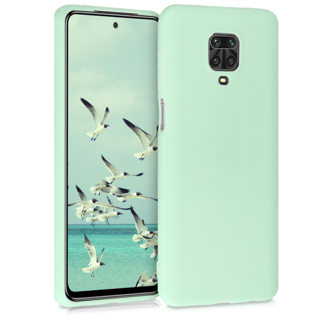 KW Θήκη Σιλικόνης Xiaomi Redmi Note 9S / 9 Pro / 9 Pro Max - Mint Matte