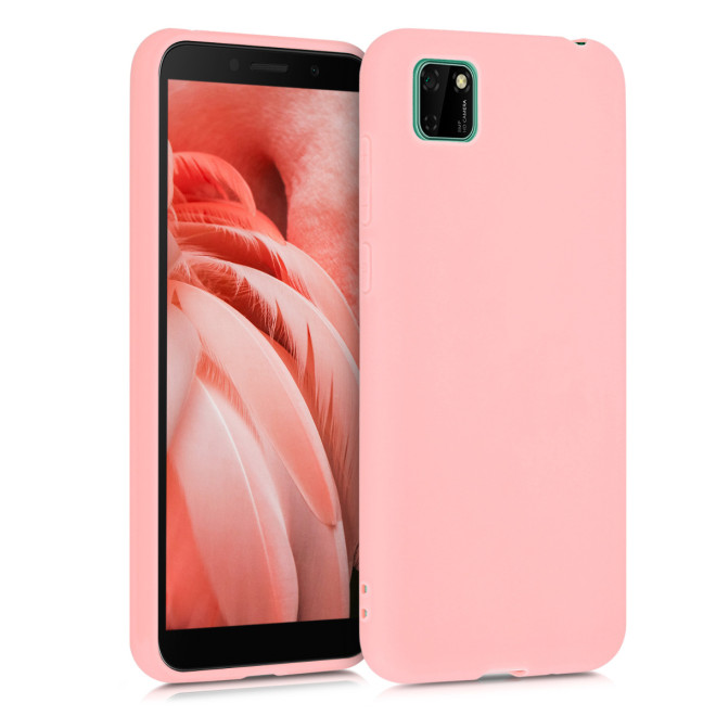 KW Θήκη Σιλικόνης Huawei Y5p - Rose Gold Matee (52527.89)