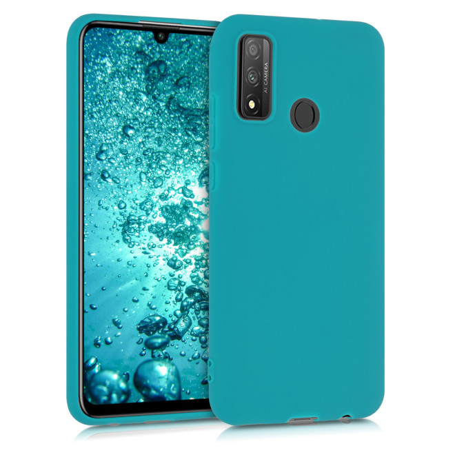 KW Θήκη Σιλικόνης Huawei P Smart 2020 - Teal Matte