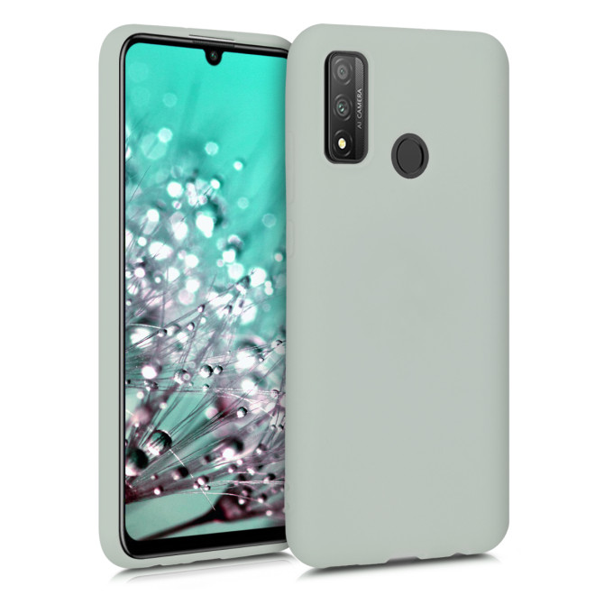 KW Θήκη Σιλικόνης Huawei P Smart 2020 - Light Grey Matte 