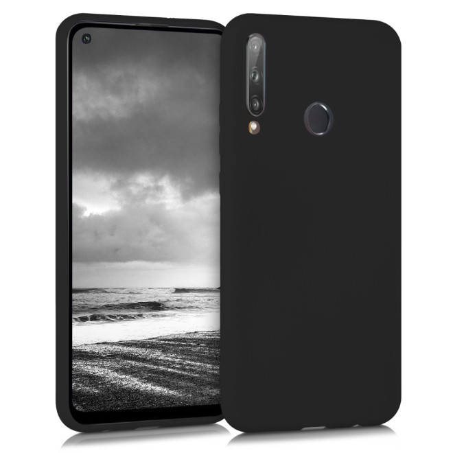 KW Θήκη Σιλικόνης Huawei P40 Lite E - Black Matte 