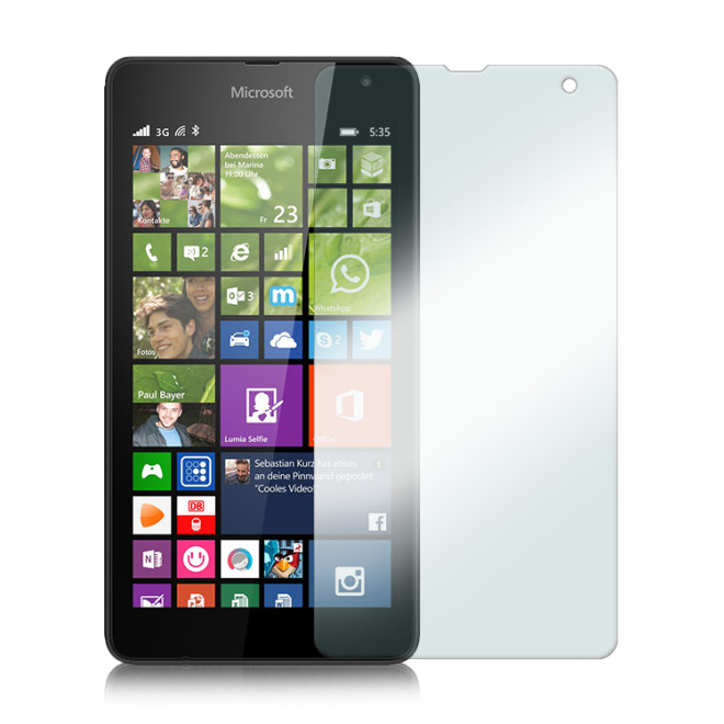 Αντιχαρακτικό Γυάλινο Screen Protector Microsoft Lumia 535