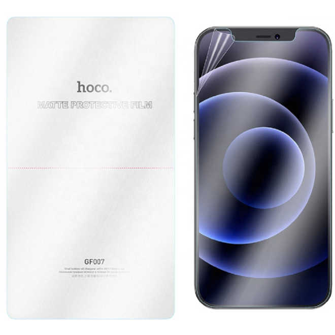 Hoco Hydrogel Pro HD Matte Screen Protector - Ματ Μεμβράνη Προστασίας Οθόνης Apple iPhone 12 & 12 Pro - 0.15 mm - Matte