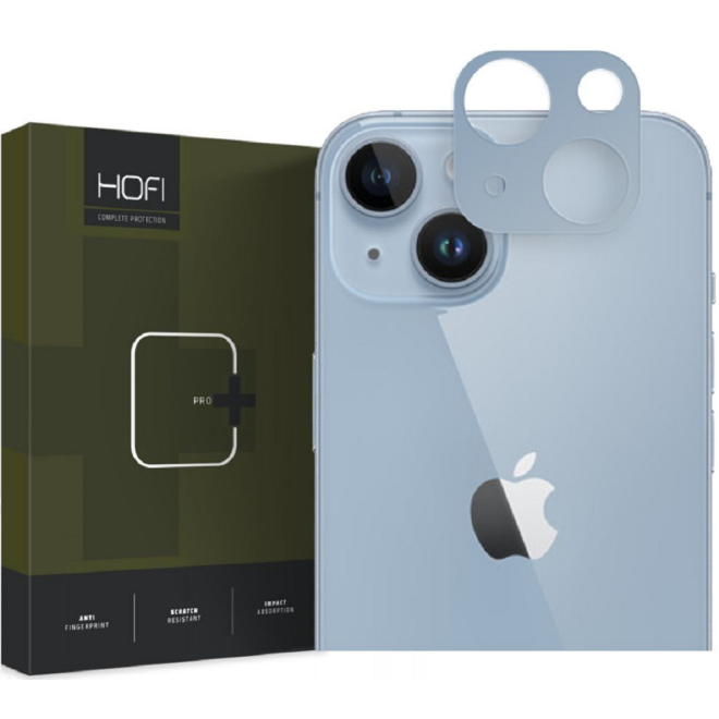 Hofi Alucam Pro+ Camera Cover - Μεταλλικό Προστατευτικό Κάλυμμα Κάμερας - Apple iPhone 14 / 14 Plus - Blue