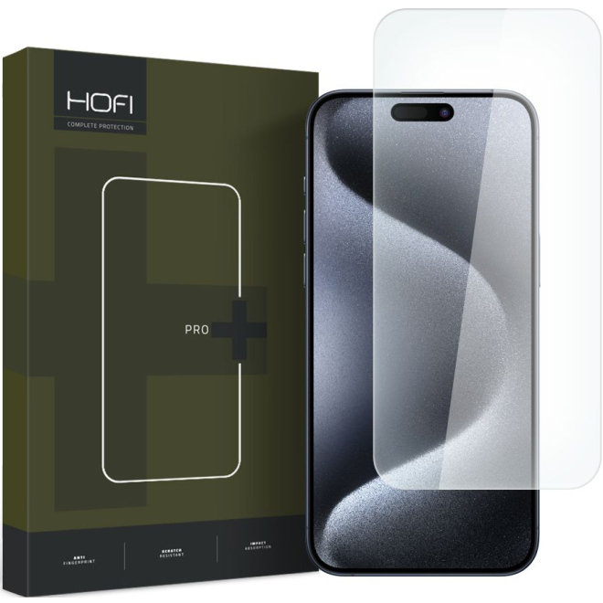 Hofi Premium Pro+ Tempered Glass - Αντιχαρακτικό Γυαλί Οθόνης Apple iPhone 15 - Clear