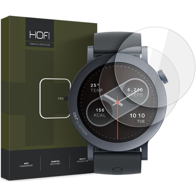 Hofi Premium Pro+ Tempered Glass - Αντιχαρακτικό Γυαλί Οθόνης - Nothing CMF Watch Pro 2 - 2 Τεμάχια - Clear