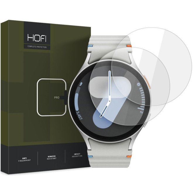 Hofi Premium Pro+ Tempered Glass - Αντιχαρακτικό Γυαλί Οθόνης - Samsung Galaxy Watch 7 / 6 / 5 / 4 44mm - 2 Τεμάχια - Clear