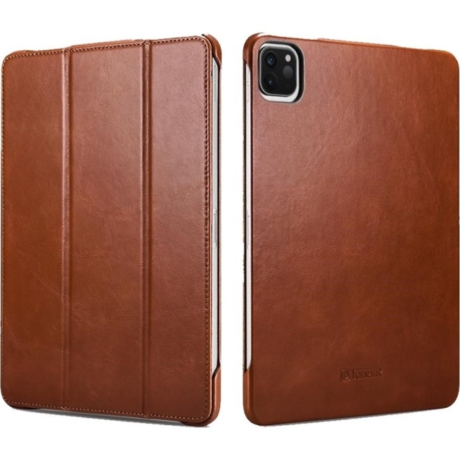 iCarer Δερμάτινη Θήκη Apple iPad Pro 12.9" 2021 / 2020 - Brown