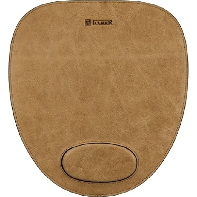 iCarer Leather MousePad - Δερμάτινο Mouse Pad με Στήριγμα Καρπού - Brown