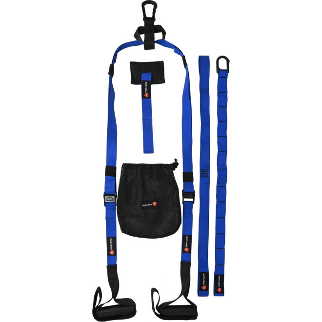 Ιμάντες Γυμναστικής MotivationPro Suspension Trainer Σετ Προπόνησης με Λαβές & Θήκη Blue