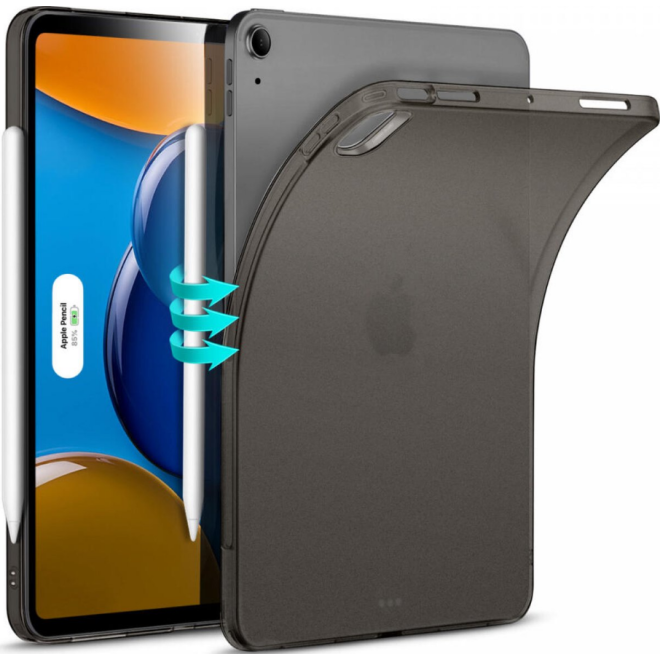 ESR Zero Soft - Ημιδιάφανη Θήκη Σιλικόνης - Apple iPad Air 7 2025 11" / iPad Air 6 2024 11" / Air 5 2022 10.9" / Air 4 2020 10.9" - Frosted Black