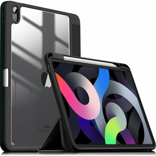 Infiland Θήκη Crystal Stand Apple iPad Air 5 2022 / Air 4 2020 10.9" - Black