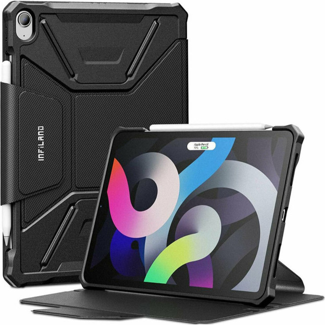 Infiland Θήκη Multiple Angles Apple iPad Air 4 2020 10.9" - Black