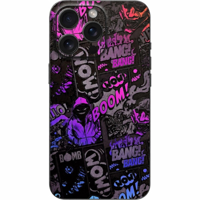 iPhone 15 Pro Max Αυτοκόλλητο Skin Προστασίας Πλάτης Gams Premium Vinyl Skin Back Plate 3D Neonbomb 