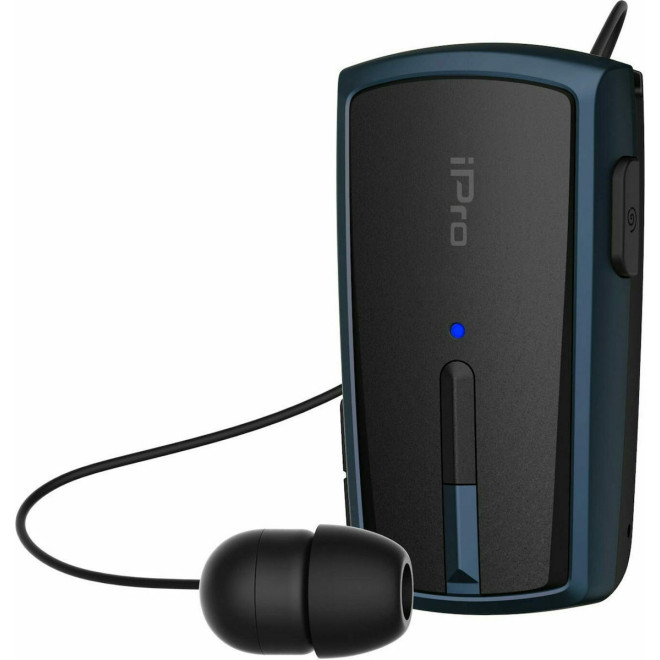 iPro Bluetooth Headset RH120 - Μονό Ασύρματο Bluetooth Ακουστικό MultiPoint - Black / Blue