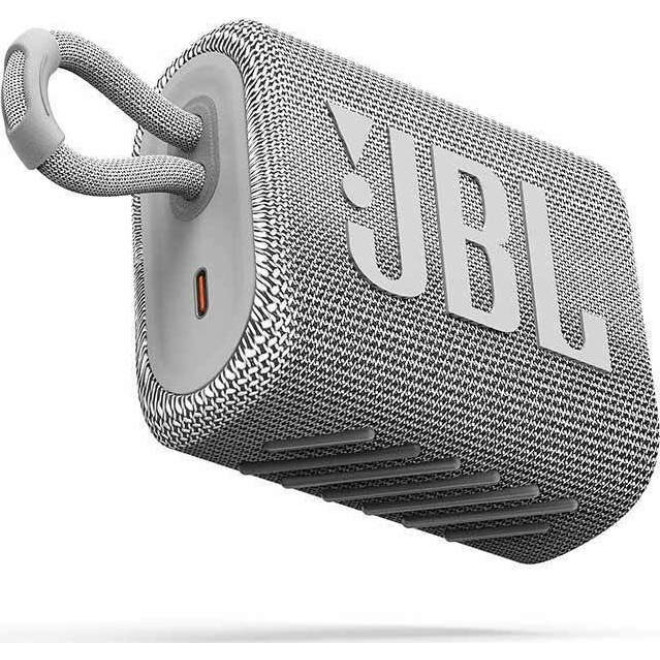 JBL Go3 Bluetooth Speaker - Αδιάβροχο Ασύρματο Ηχείο - White