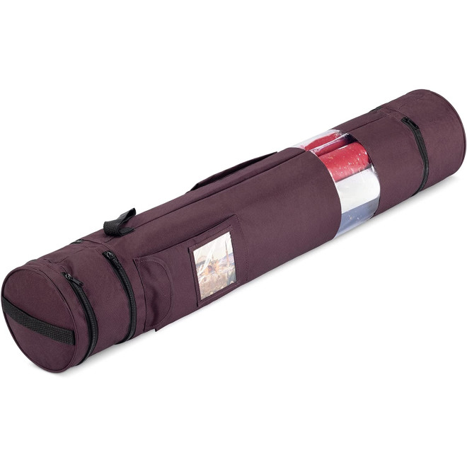 Jemidi Wrapping Paper Organiser - Θήκη / Τσάντα Οργάνωσης και Αποθήκευσης Χαρτιών Περιτυλίγματος - 94 x 17 cm - Violet