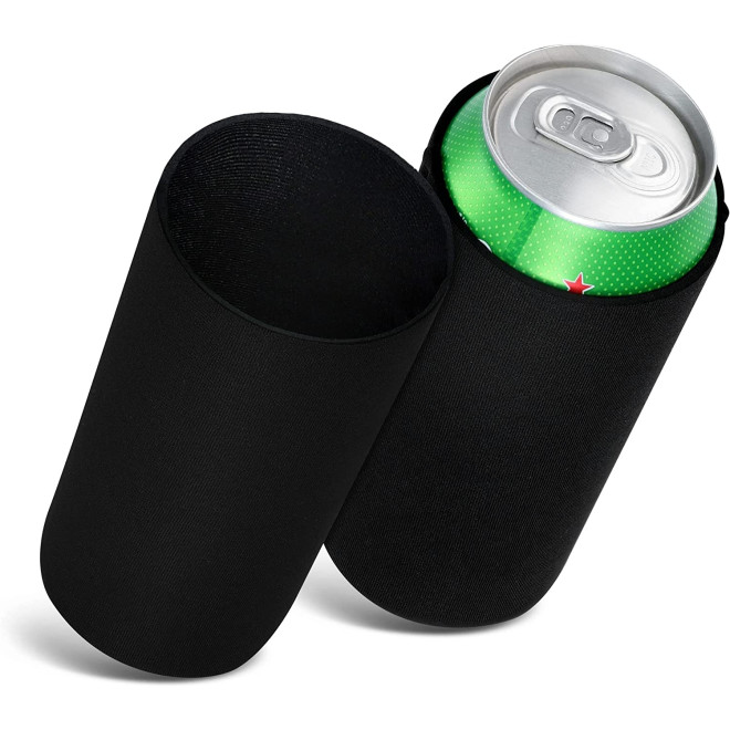 KW Can Cooler - Ισοθερμική Θήκη για Κουτάκια Μπύρας / Αναψυκτικά - 500ml - Black - 2 Τεμάχια