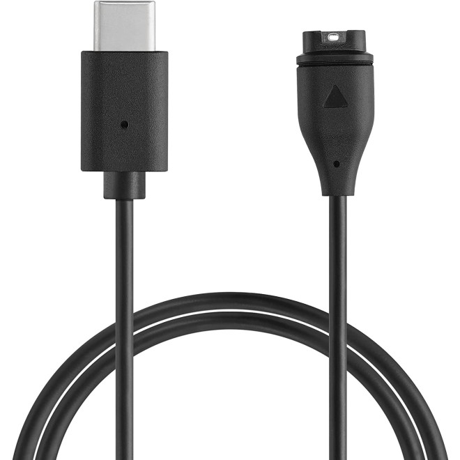 KW Καλώδιο Φόρτισης USB - Garmin Instinct 2 Solar / Instinct 2 - 97cm - Black
