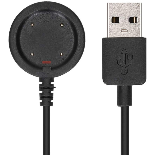 KW Καλώδιο Φόρτισης USB - Polar Vantage V / V2 / Vantage M / Ignite / Grit X - 101cm - Black