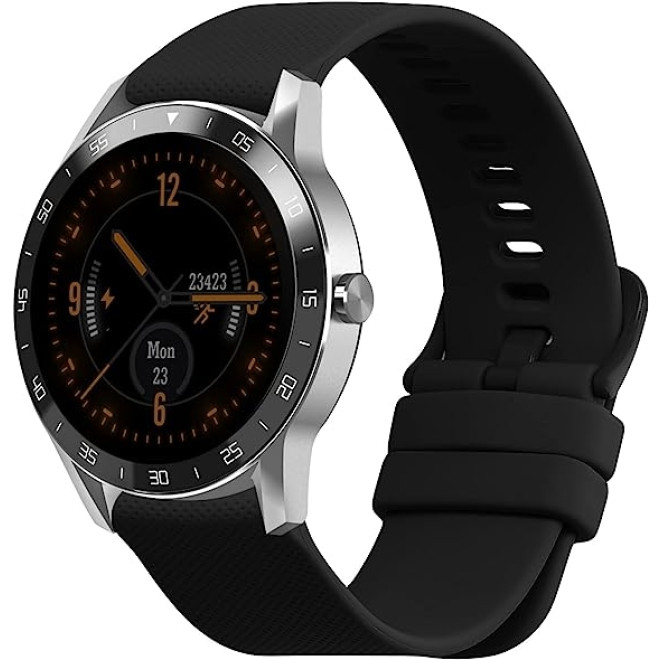 KW Λουράκι Σιλικόνης (22mm) Blackview X1 Smartwatch - Black