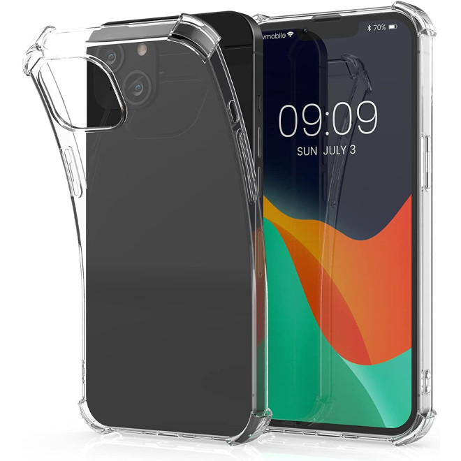 KWmobile Διάφανη Θήκη Σιλικόνης με TPU Bumper Apple iPhone 14 Plus - Transparent