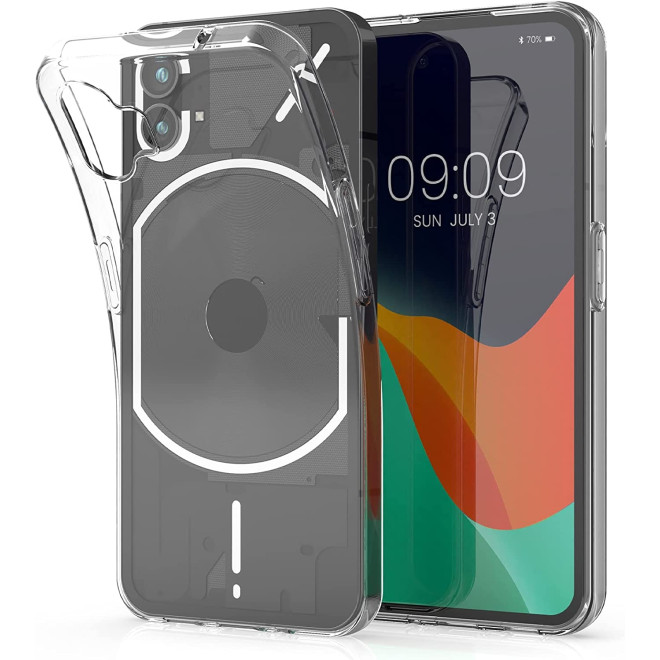 KWmobile Διάφανη Θήκη Σιλικόνης Nothing Phone 1 - Transparent