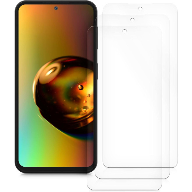 KWmobile Crystal Clear Screen Protector - Μεμβράνη Προστασίας Οθόνης Samsung Galaxy A54 - 3 Τεμάχια