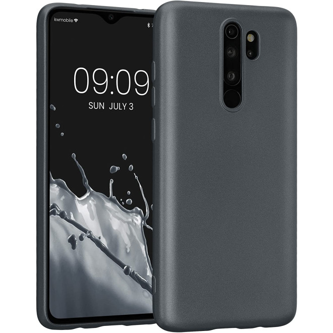 KWmobile Premium Θήκη Σιλικόνης Xiaomi Redmi Note 8 Pro - Metallic Grey