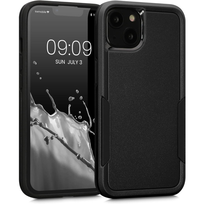 Η μοναδική θήκη Shockproof Hybrid της KW, σε χρώμα Black / Black, είναι ειδικά σχεδιασμένη για το αγαπημένο σας iPhone 13 και προσφέρει διπλή προστασία με το μαλακό εσωτερικό από σιλικόνη TPU και την πλάτη PC.