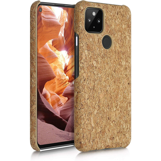 KWmobile Σκληρή Θήκη Google Pixel 4a 5G - Light Brown Cork