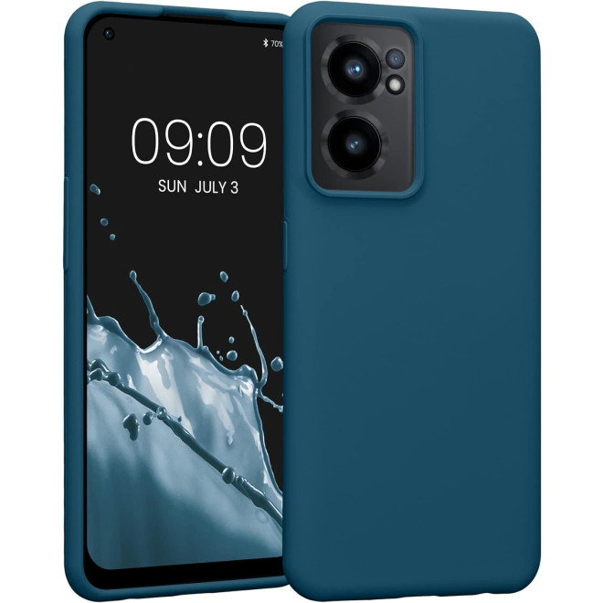 KWmobile Soft Flexible Rubber Cover - Θήκη Σιλικόνης OnePlus Nord CE 2 5G - Teal Matte