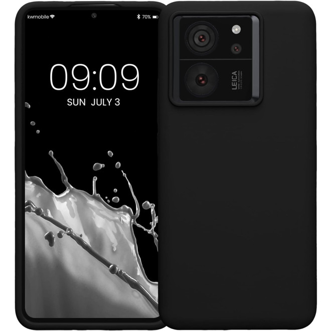 KWmobile Soft Flexible Rubber Cover - Θήκη Σιλικόνης Xiaomi 13T / 13T Pro - Black