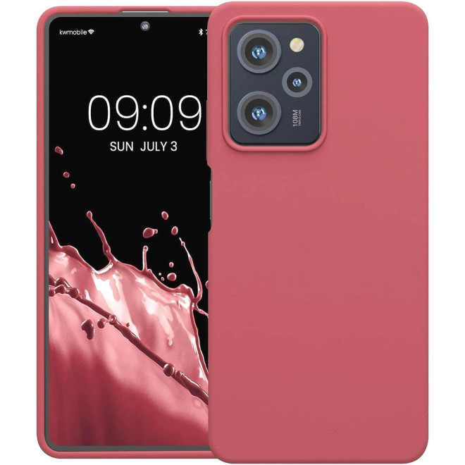 KWmobile Soft Flexible Rubber Cover - Θήκη Σιλικόνης Xiaomi Poco X5 Pro - Dark Rose