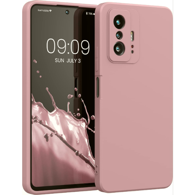 KWmobile Soft Slim Flexible Rubber Cover - Θήκη Σιλικόνης Xiaomi 11T / 11T Pro - Winter Rose